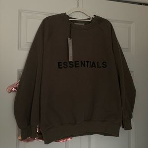 Gray Essentials sweatshirt